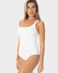 Jade | Costume Intero Monospalla - Bianco - donna - Raggianti