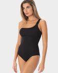 Jade | Costume Intero Monospalla - Nero - donna - Raggianti