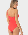 Jade | Costume Intero Monospalla - Corallo - donna - Raggianti