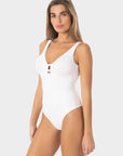 Esmeralda | Costume Intero con Coppe e Accessorio - Bianco - donna - Raggianti