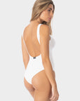 Esmeralda | Costume Intero con Coppe e Accessorio - Bianco - donna - Raggianti