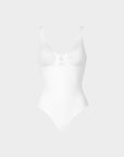 Esmeralda | Costume Intero con Coppe e Accessorio - Bianco - donna - Raggianti
