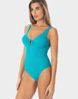 Esmeralda | Costume Intero con Coppe e Accessorio - Turchese - donna - Raggianti