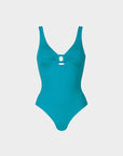 Esmeralda | Costume Intero con Coppe e Accessorio - Turchese - donna - Raggianti