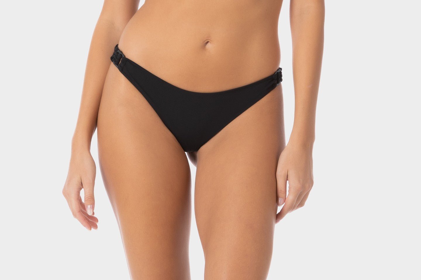 Skye | Slip Bikini Regolare con Accessori - Nero - donna - Raggianti