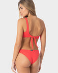 Skye | Slip Bikini Regolare con Accessori - Corallo - donna - Raggianti