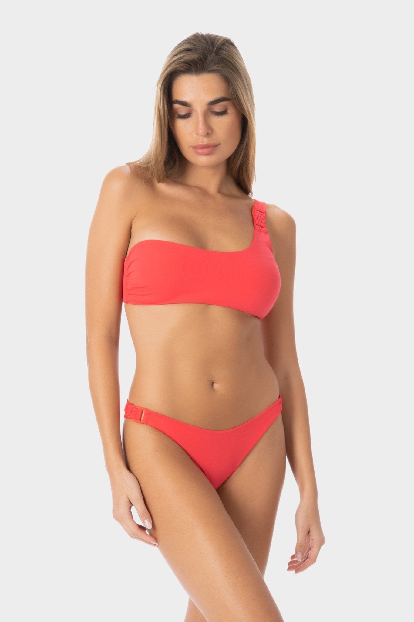 Skye | Slip Bikini Regolare con Accessori - Corallo - donna - Raggianti