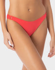 Skye | Slip Bikini Regolare con Accessori - Corallo - donna - Raggianti