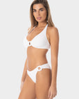 Lily | Bikini Bottom With One Side Knot And Accessory