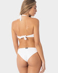 Lily | Bikini Bottom With One Side Knot And Accessory