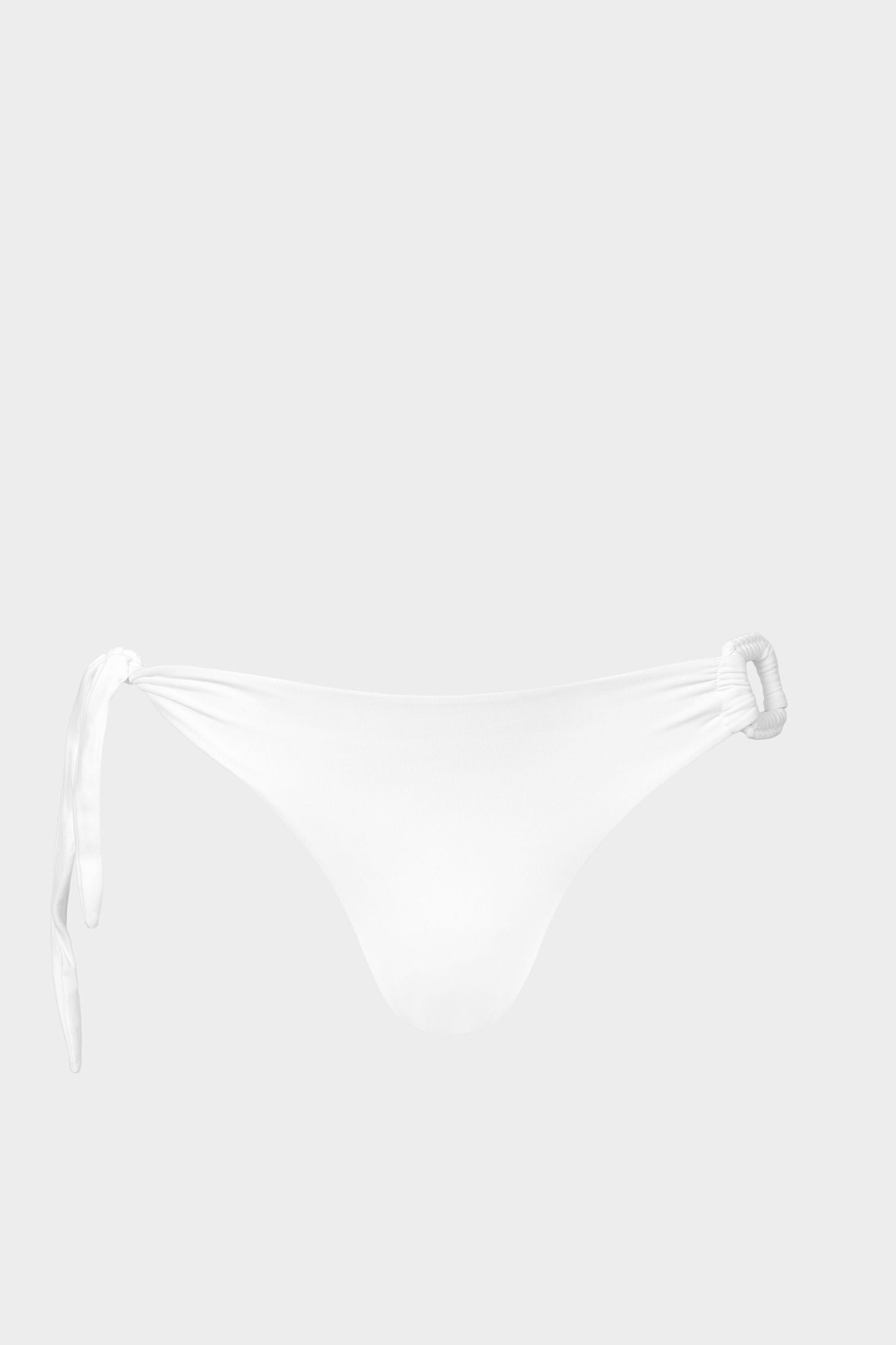 Lily | Slip Bikini con Laccio Laterale e Accessorio - Bianco - donna - Raggianti