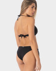Lily | Bikini Bottom With One Side Knot And Accessory