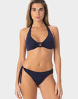 Lily | Bikini Bottom With One Side Knot And Accessory