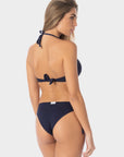 Lily | Bikini Bottom With One Side Knot And Accessory