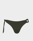 Bikini Bottom With One Side Knot And Accessory