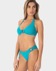 Lily | Bikini Bottom With One Side Knot And Accessory