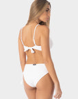 Aurora | Regular Tie Side Bikini Bottom With Braids