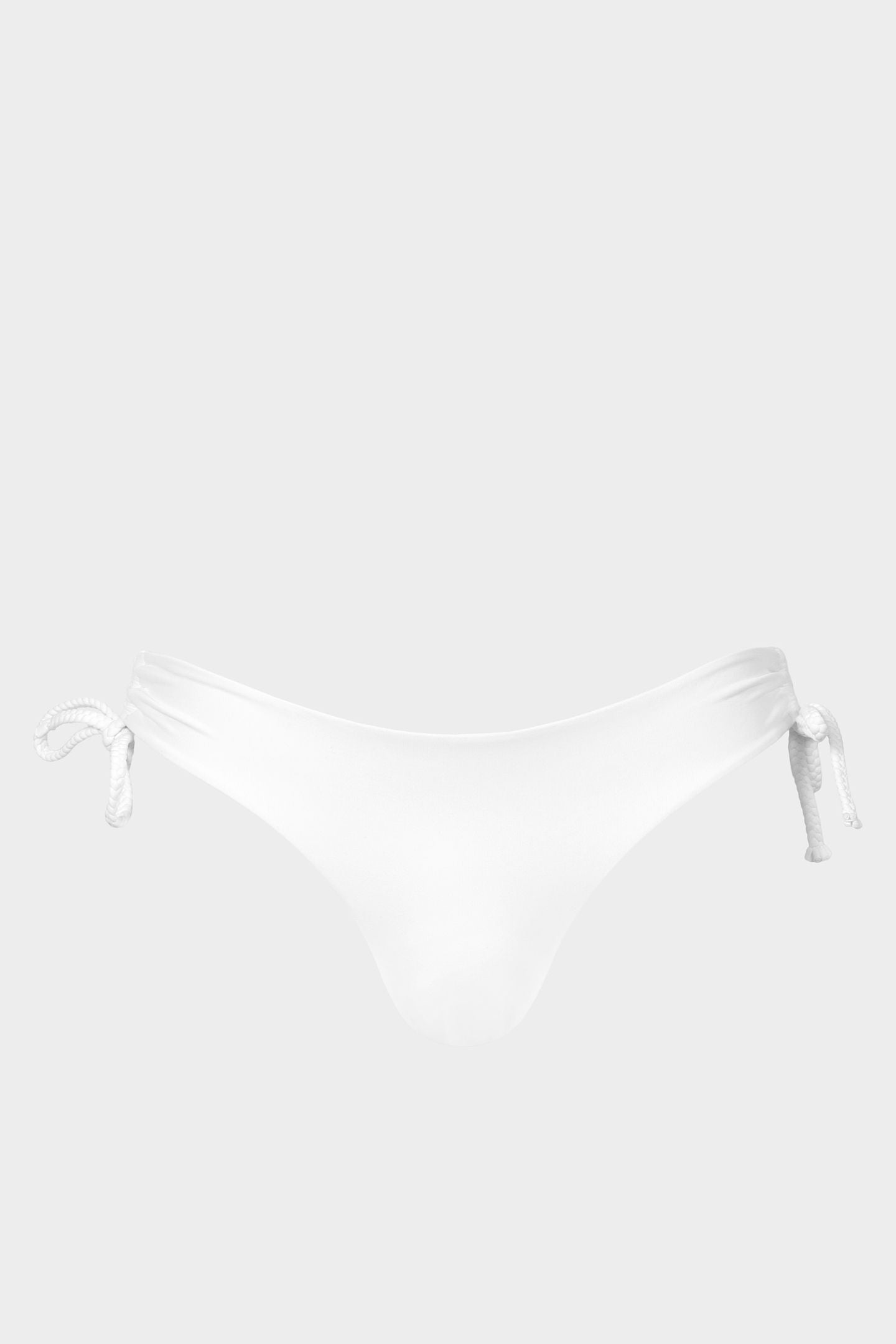 Viviana | Slip Bikini Brasiliana con Laccetti - Bianco - donna - Raggianti