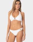 Daniela | Top Bikini Triangolo all'Americana - Bianco - donna - Raggianti