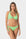 Lily | Slip Bikini con Laccio Laterale e Accessorio - Verde - donna - Raggianti