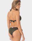 Lily | Bikini Bottom With One Side Knot And Accessory