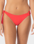 Lily | Bikini Bottom With One Side Knot And Accessory