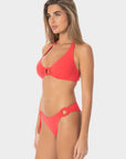Lily | Bikini Bottom With One Side Knot And Accessory