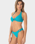 Daniela | Top Bikini Triangolo all'Americana - Turchese - donna - Raggianti