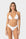 Viviana | Slip Bikini Brasiliana con Laccetti - Bianco - donna - Raggianti