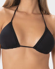 Mia | Top Bikini Triangolo Regolabile - Nero - donna - Raggianti