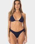 Viviana | Brazilian Tie Side Bikini Bottom With Braids