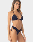 Mia | Top Bikini Triangolo Regolabile - Blu Mare - donna - Raggianti