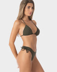 Viviana | Slip Bikini Brasiliana con Laccetti e Intrecci