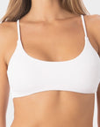 Julia | Top Bikini Bralette con Coppe - Bianco - donna - Raggianti