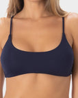 Julia | Top Bikini Bralette con Coppe - Blu Mare - donna - Raggianti