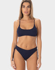 Julia | Top Bikini Bralette con Coppe - Blu Mare - donna - Raggianti