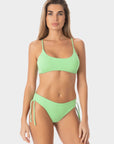 Julia | Top Bikini Bralette con Coppe - Verde - donna - Raggianti