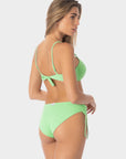 Aurora | Regular Tie Side Bikini Bottom With Braids