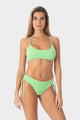 Aurora | Slip Bikini con Laccetti - Verde - donna - Raggianti
