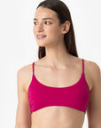 Julia | Brassiere Con Trecce Con Coppe - Magenta - donna - Raggianti