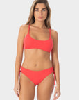 Aurora | Regular Tie Side Bikini Bottom With Braids