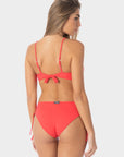 Aurora | Regular Tie Side Bikini Bottom With Braids