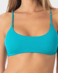 Julia | Top Bikini Bralette con Coppe - Turchese - donna - Raggianti