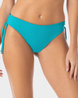 Aurora | Regular Tie Side Bikini Bottom With Braids