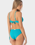 Aurora | Regular Tie Side Bikini Bottom With Braids