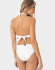 Noemi | Top Bikini Triangolo Fisso - Bianco - donna - Raggianti
