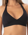 Noemi | Top Bikini Triangolo Fisso - Nero - donna - Raggianti