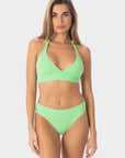 Noemi | Top Bikini Triangolo Fisso - Verde - donna - Raggianti