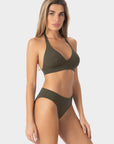 Ruby | Slip Bikini Classico - Militare - donna - Raggianti