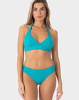 Noemi | Top Bikini Triangolo Fisso - Turchese - donna - Raggianti